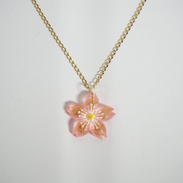 sakura jelly necklace